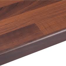 38mm It Kitchens Walnut Butchers Block Laminate Square Edge Kitchen Worktop Departments Diy At B Q Walnut Butcher Block Butcher Block Wood Laminate Worktop
