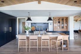 The black countertops are durable soapstone. How To Pick Bar Stools Counter Stools Studio Mcgee