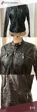 J2 Faux Leather Sweater Sleeve Jacket Sweater Sleeves Jackets Sweaters