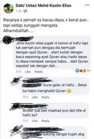 Simak kutipan tentang kopi selengkapnya di sini. Netizen Pertahan Ustaz Kazim Kosmo Digital
