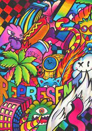 Doodles no 2 limited edition signed embossed vexx art. Image Of Represent Limited Edition Signed Embossed Doodle Art Doodle Art Drawing Graffiti Doodles