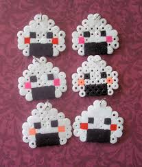 Onigiri Kawaii Hama Beads Hama Beads Kawaii Perler Bead Patterns Hama Beads Design