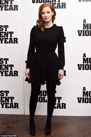 Jessica Chastain Nylons Celebrity Black Dress Nice Dresses Jessica Chastain