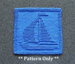 We have a wide range of free knitting patterns available below, including many for blanket and household items, garments, and. Sailboat Knitting Pattern For Dishcloth Wash Cloth Or Nursery Decor Aunt Susan S Closet