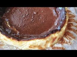 Basque Burnt Cheesecake Sukatan Cawan Easy Basque Burnt Cheesecake Youtube