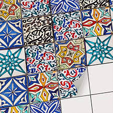 We have handpainted bathroom ceramic mexican sinks to complement our existing line of talavera mexican tile. Tile Transfer Decals Traditional Talavera Tile Stickers I Self Adhesive Vinyl Film For Kitchen Bathroom