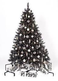 Pre Lit 6 5 Black Artificial Christmas Tree 400 Clear Lights 600 Tips Tree Stand Only Holiday Http W Black Christmas Christmas Tree Sale Black Xmas Tree