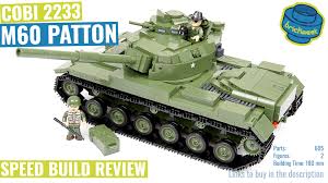 The 105 mm gun tank m60 is a rank v american medium tank with a battle rating of 7.7 (ab/rb/sb). Cobi 2233 M60 Patton Speed Build Review Brickmeet En