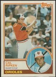 Check out our cal ripken card selection for the very best in unique or custom, handmade pieces from our greeting cards shops. Card Of The Day Cal Ripken Jr 1983 Topps 163 Cal Ripken Jr Baseball Cards Baseball Cards For Sale