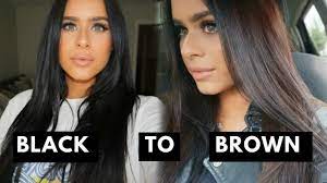 I think this should be possible because if it can dye brown and red hair then why not black? From Black To Brown Hair How I Lightened My Hair Youtube