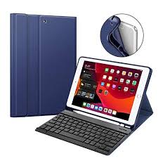 Fintie Keyboard Case For New Ipad 7th Generation 10 2 Inch 2019 Soft Tpu Back Stand Cover W Built In Pencil Holder Keyboard Case New Ipad Ipad