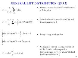 Welcome to another lesson in the introduction to aerodynamics series!in this video we will talk about the formula that we use to calculate the val. 1 Mae 3241 Aerodynamics And Flight Mechanics Finite Wings General Lift Distribution Summary April 18 2011 Mechanical And Aerospace Engineering Department Ppt Download