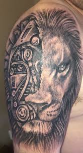 Mechanical Lion Tattoo Lion Tattoo Tattoos Animal Tattoo