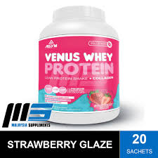Vitamins & minerals, protein, weight management, supplements Agym Nutrition Venus Whey Protein 20 Sachets Malaysia Supplements
