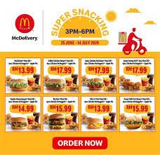 Mcdonald S Mcdelivery Super Snacking Promotion Discount Up To 40 25 June 2020 14 July 2020 In 2020 Super Snacks Mcdonalds Double Cheeseburger