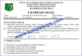 Soal Penilaian Akhir Tahun Pat Pas Kelas 5 Tema 6 Panas Dan Perpindahannya Sanjayaops