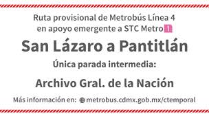 Durante el evento por el 15 aniversario del sistema, la mandataria capitalina indicó que el proyecto se hará de la mano con los concesionarios del circuito. Ve Aqui Rutas Emergentes Del Metrobus Por Cierre Del Metro
