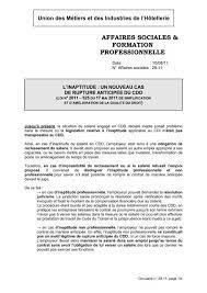 C'est pourquoi, en principe, la rupture du cdd avant son terme ne permet pas au salarié d'être indemnisé. L Inaptitude Un Nouveau Cas De Rupture Anticipa C Du Cdd
