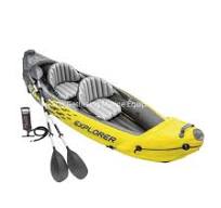 [Hot Item] 2 Seats PVC Banana Boat Inflatable Kayak Rubber Boat with Paddles