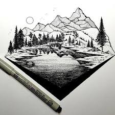 Derek Myers Derek The Deliman Instagram Photos And Videos Ink Art Drawings Mountain Tattoo