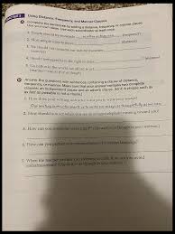 Adverbs of place (where?) an adverbial phrase: Solved Practice 3 Using Distance Frequency And Manner Clauses A Complete The Sentences By Adding A Distance Frequency Or Manner Clause Use You Course Hero