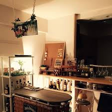 カフェ風 部屋全体 一人暮らし diy 100均 などのインテリア実例 2016 07 19 10 41 11 roomclip ルームクリップ インテリア 実例 インテリア 模様替え