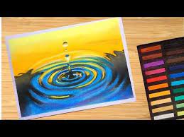 Oil pastels are thick, greasy sticks of pigment blended with a mineral oil binder. Easy Soft Pastels Tutorial Soft Pastel Drawing Water For Beginners Youtube Soft Pastels Drawing Soft Pastel Art Oil Pastel Art