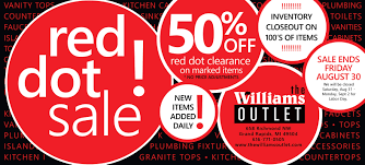 header red dot sale williams