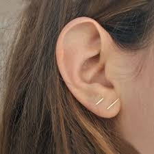 kathleen whitaker staple studs at general store staple studs minimalist jewelry simple jewelry