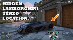 Gta 5 is effectively two different games. Gta 5 Secret Lamborghini Terzo Location Hidden Loaction Youtube