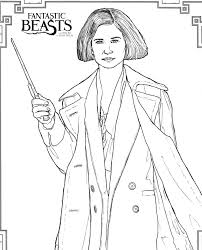 A tale of two beasts. Fantastic Beasts And Where To Find Them Coloring Pages