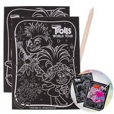 We did not find results for: Trolls World Tour Scratch Art Set Poppy Branch Barb Magic Kids Colouring Sheets 9781788241786 Ebay
