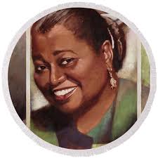 Hattie McDaniel Beach Sheet by Lois Hatcher