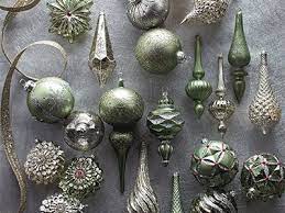 They had a wonderfully translucent look that allows the christmas lights to penetrate through them, highlighting them much more! Updating Your Holiday Decor Christmas Decorating Ideas Frontgate Frontgate Green Christmas Decorations Silver Christmas Decorations Silver Christmas Tree
