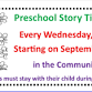 Pre-School Storytime at West Branch District Library event image