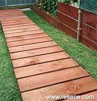 Build A Wooden Walkway | A Kiwi Gardener Project