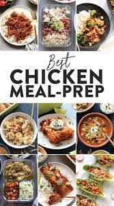 Chicken Meal Prep Recipes Fit Foodie Finds In 2020 Chicken Meal Prep Healthy Lunch Healthy Dinner Options