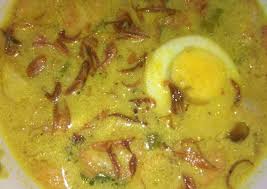 Masak beras bersama air, jahe, dan garam, hingga menjadi bubur kental sesuai yang diinginkan. Langkah Membuat Soto Ayam Santan Mantap Resep Us