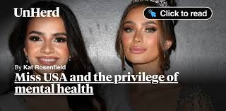 Miss USA and the privilege of mental health