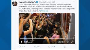 Dc Mayor Says Protesters Confronting Restaurant Diners Not Ok Wusa9 Com