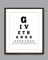 Thanksgiving Sign Give Thanks Everyday Thanksgiving Eye