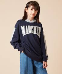 160]オーバーシルエット配色ロゴスウェット(カットソー・Tシャツ) | a.v.v KIDS(アー・ヴェ・ヴェ)｜イトキンオンラインストア
