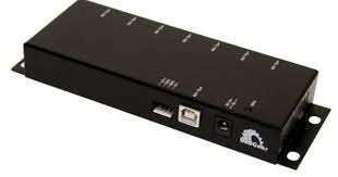 Metal 7 Port Usb 2 0 Powered Slim Hub For Pc Mac With Power Adapter By Coolgear 51 98 Industrial Usb Hub With 7 Ports Power Adapter Usb Computer Accessories