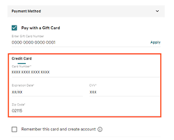 I bought a $25 visa card to buy plat, put in card info, then typed in my zip code. Redeeming A Toast Gift Card For Online Orders Toast Takeout