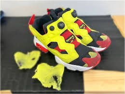 Reebokスニーカー「ポンプフューリー」かかと内側やぶれをスニーカー修理しました - a little bit