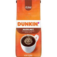 Dunkin Donuts Hazelnut Light Roast Ground Coffee 12oz Target