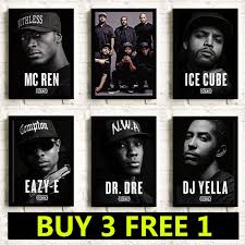 Poster is in fine condition. Nwa Straight Outta Compton Rap Hip Hop Rap Hiphop Singer Poster West Coast Photo Paper Poster Wish