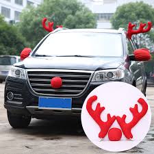 Most relevant best selling latest uploads. Christmas Party Fun Car Decoration Reindeer Car Decoration Red Nose And Red Antlers Costume Set Christmas Supplies M8617 In Car Stickers From Automobiles Motorcycles On Aliexpress