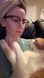 AJ Black: "The reason I can't get anything done #butters #chonkers  #bigasscat #bigassheart #boop" — Bluesky