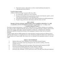 Marketing Coordinator Resume